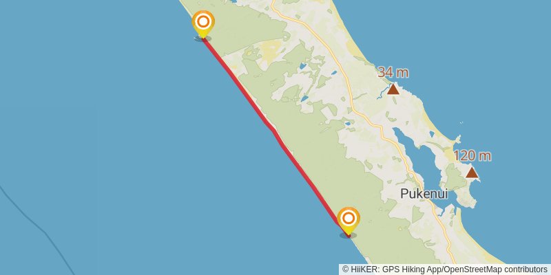 Te Araroa North Island stage 3 Map