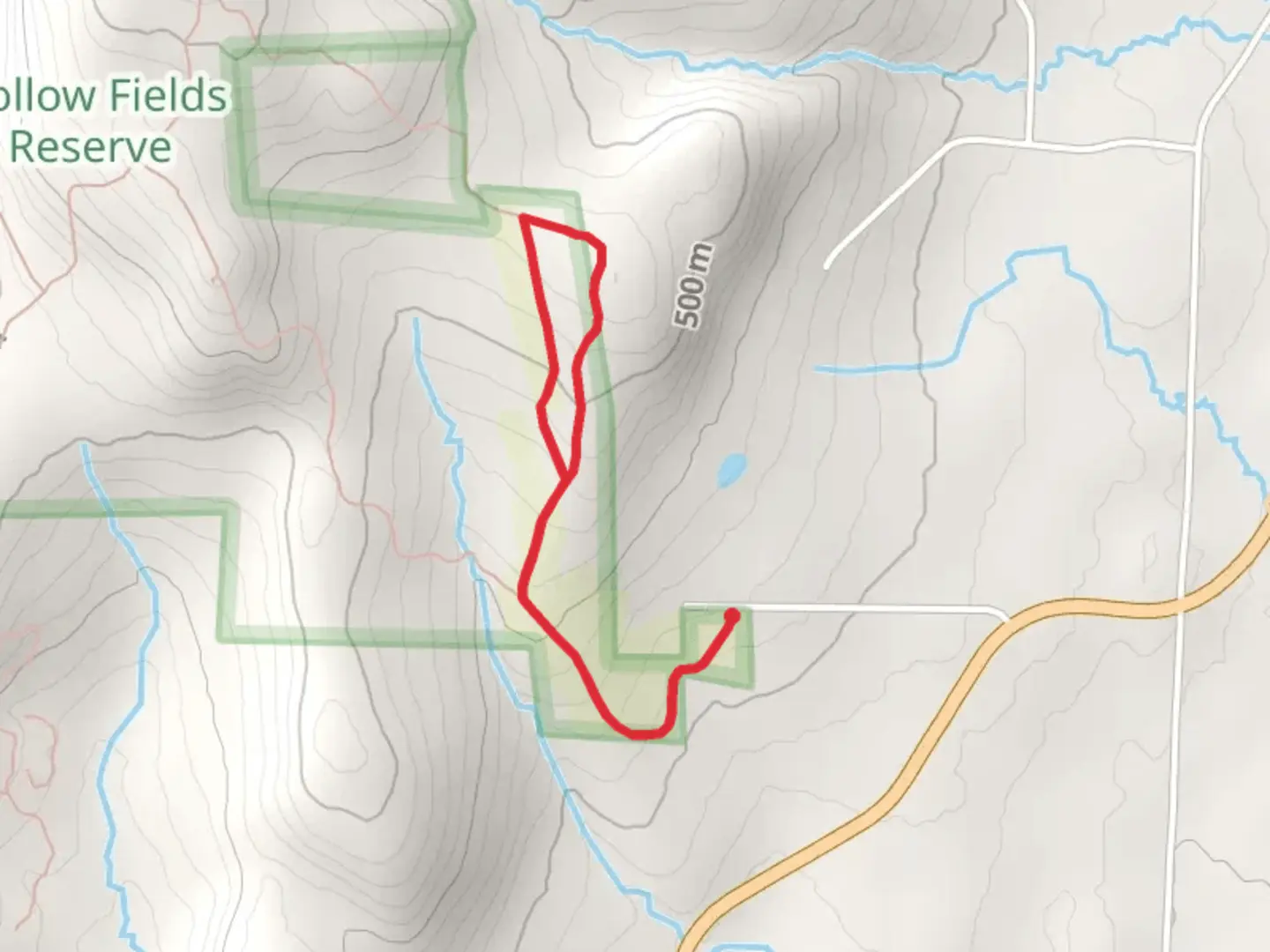 An image depicting the trail Richmond Conservation from Perrys Peak Road and its surrounding area.