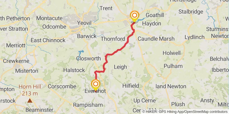 Dorset Loop from North Haven Point stage 7 Map