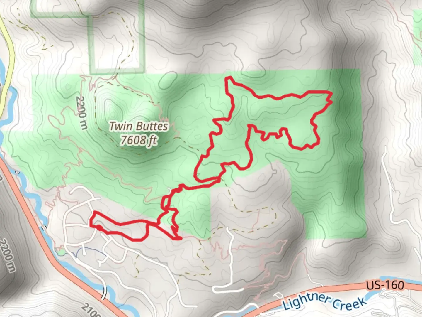 An image depicting the trail Cliff Rock Loop Trail and its surrounding area.