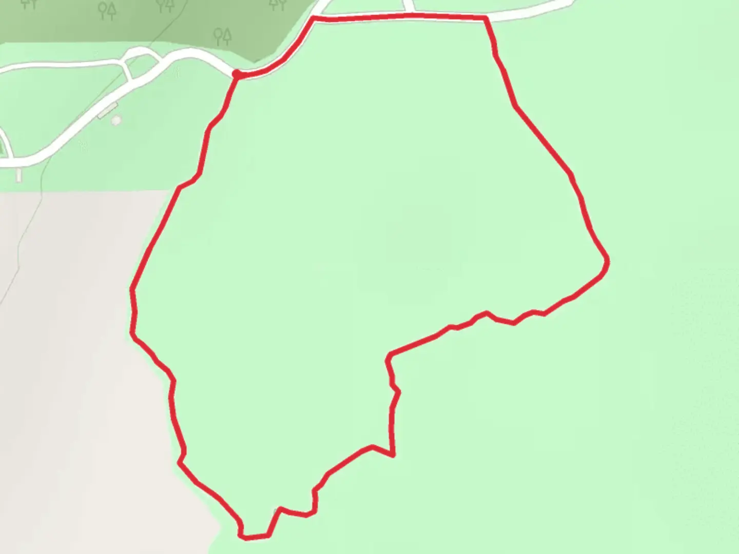 An image depicting the trail Village Slough Outer Loop Trail and its surrounding area.