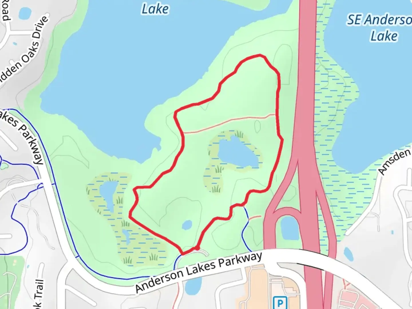 An image depicting the trail Goldenrod Loop Trail and its surrounding area.