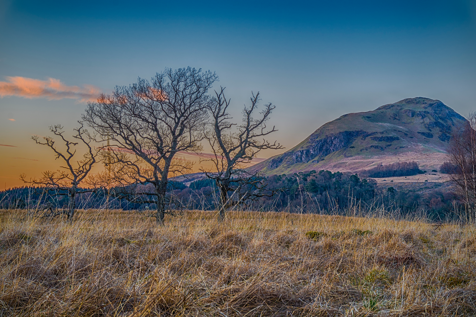 An image depicting the trail Central Scottish Way and its surrounding area.