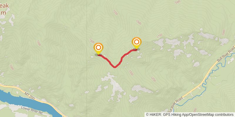 Pillick Ridge Trail stage 2 Map