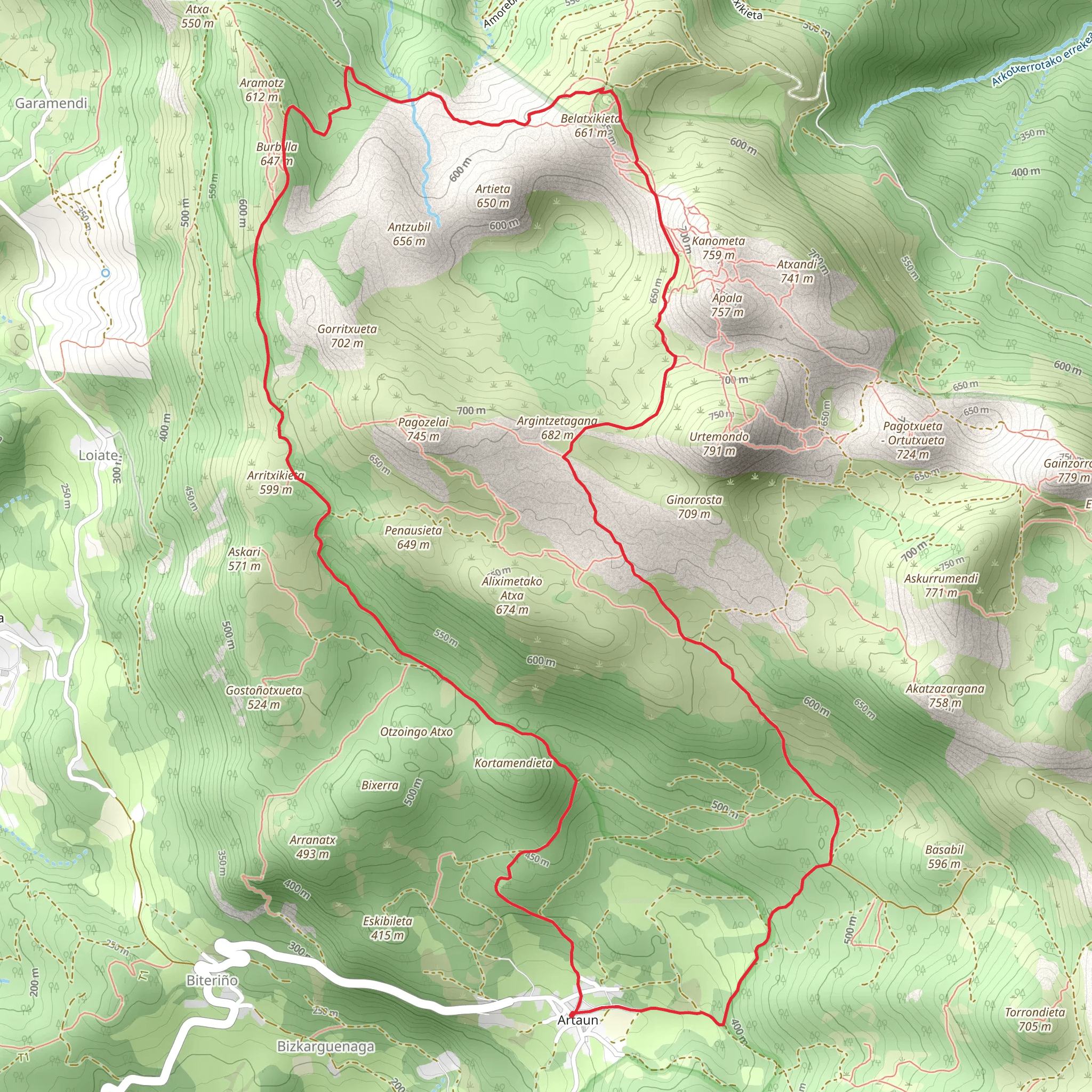 Surrounding Galdara PR BI 81 mobile static map