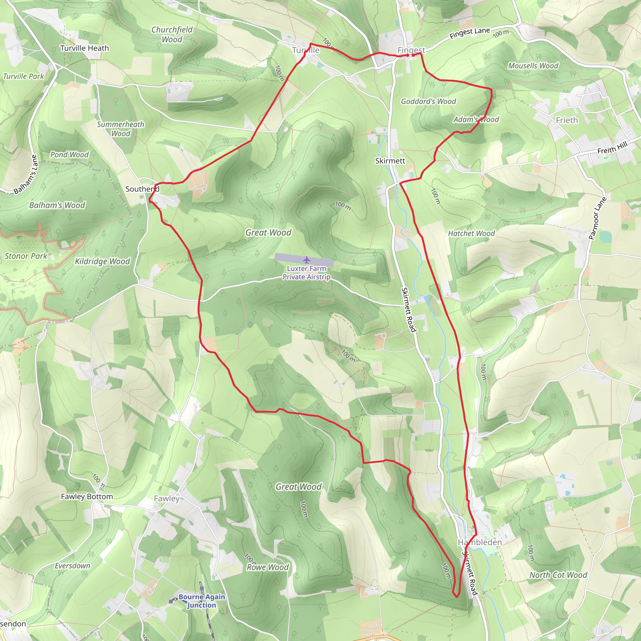 Fingest Loop mobile static map