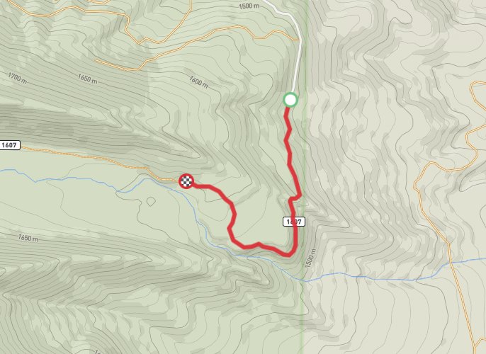 Dutch Flat creek picnic spot mobile static map