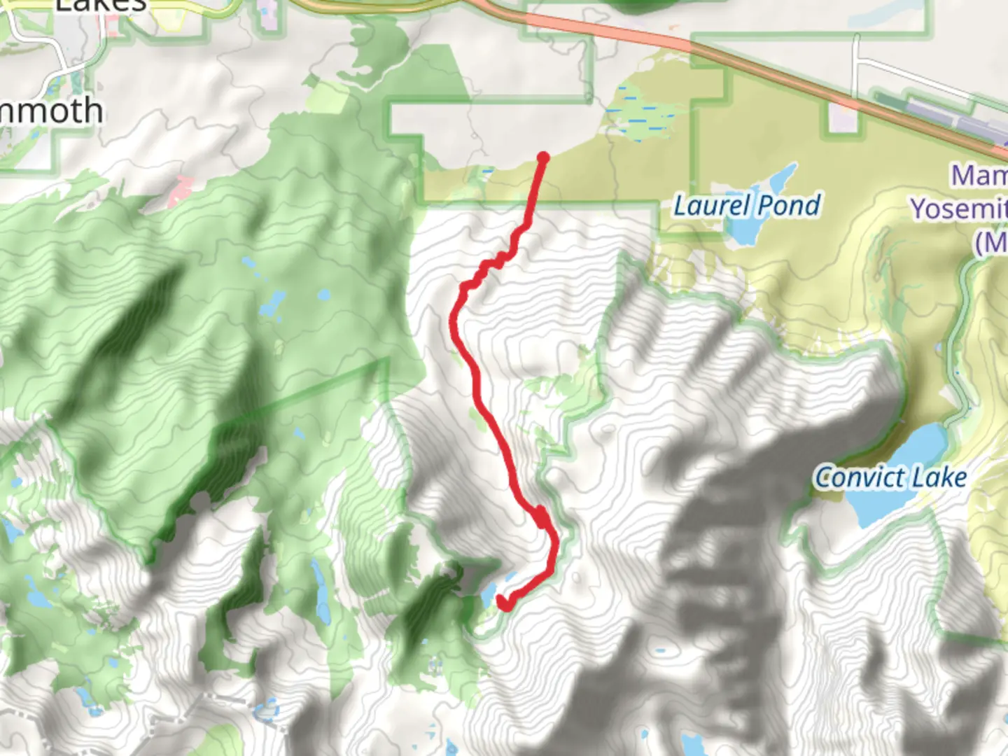 An image depicting the trail Laurel Creek and Lakes and its surrounding area.