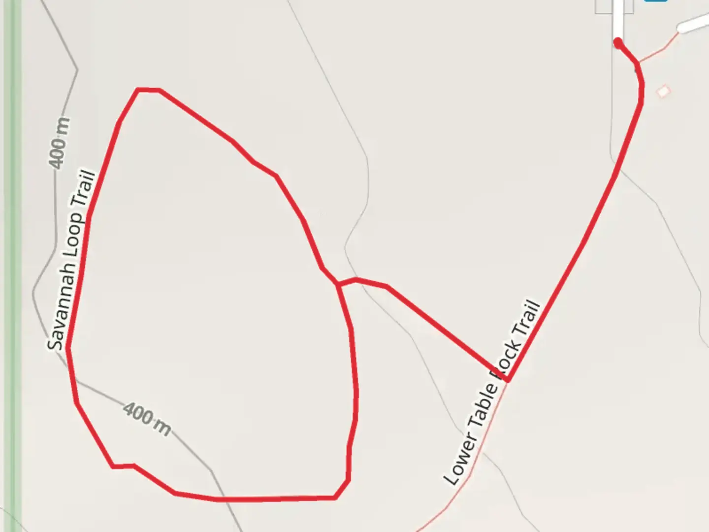 An image depicting the trail Savannah Loop Trail and its surrounding area.