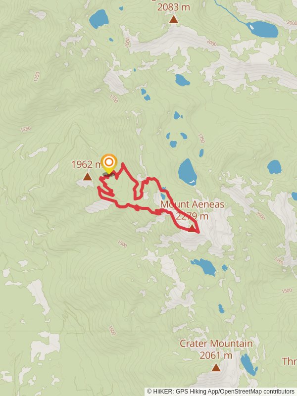 Mount Aeneas and Picnic Lakes Loop