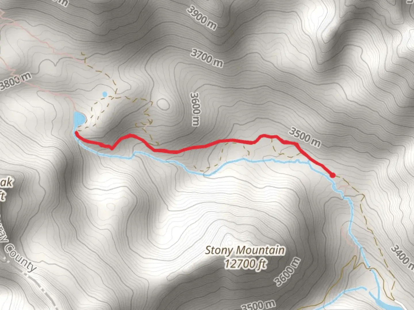 An image depicting the trail Wrights Lake via Wrights Lake Spur and its surrounding area.