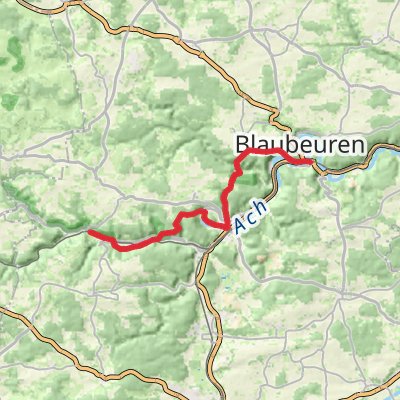 Gerhausen to Hutten Walk mobile static map