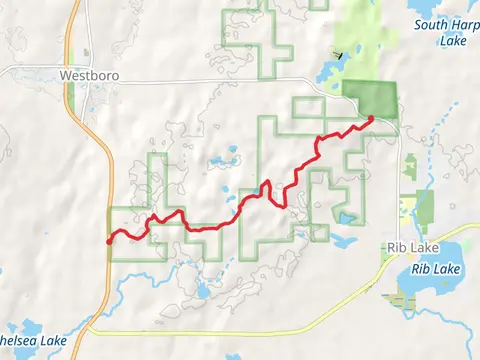 Ice Age Trail and East Lake