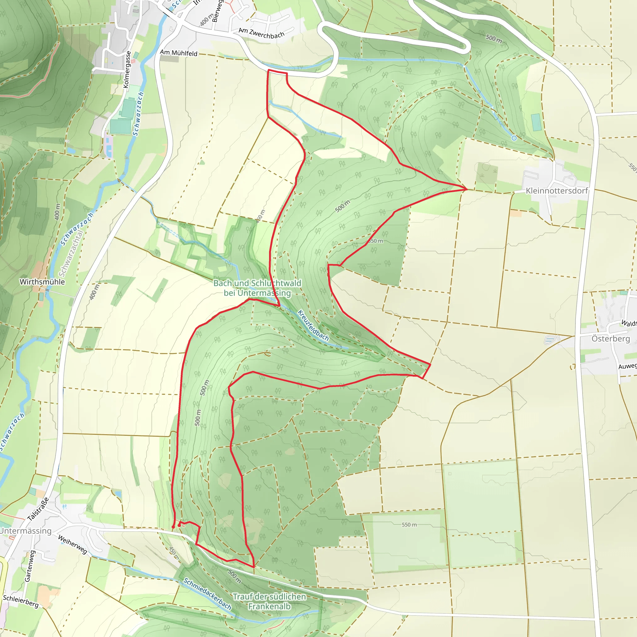 Greding 8 mobile static map