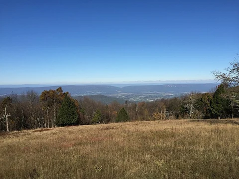 An image depicting the trail Tanners Ridge Road Trail and its surrounding area.