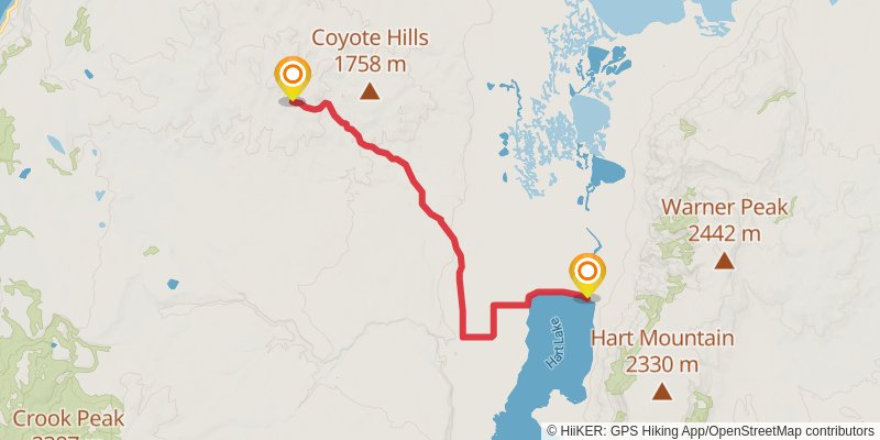 Ultra Pedestrian North Loop stage 114 Map