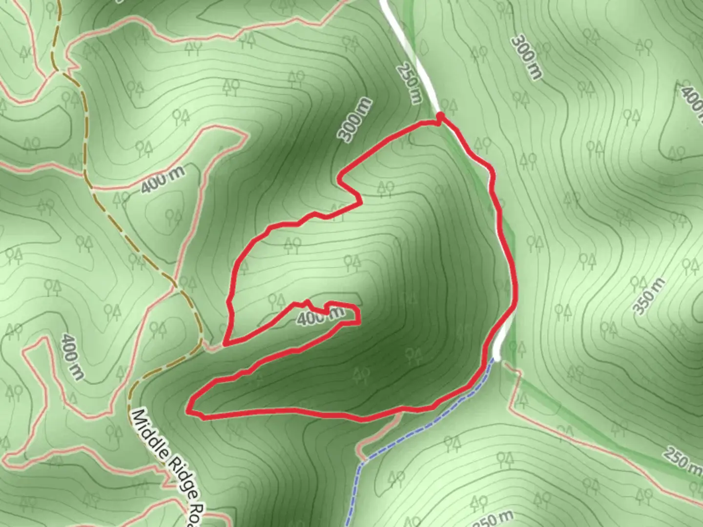 An image depicting the trail Ballard and Pole Cat Loop Trail and its surrounding area.