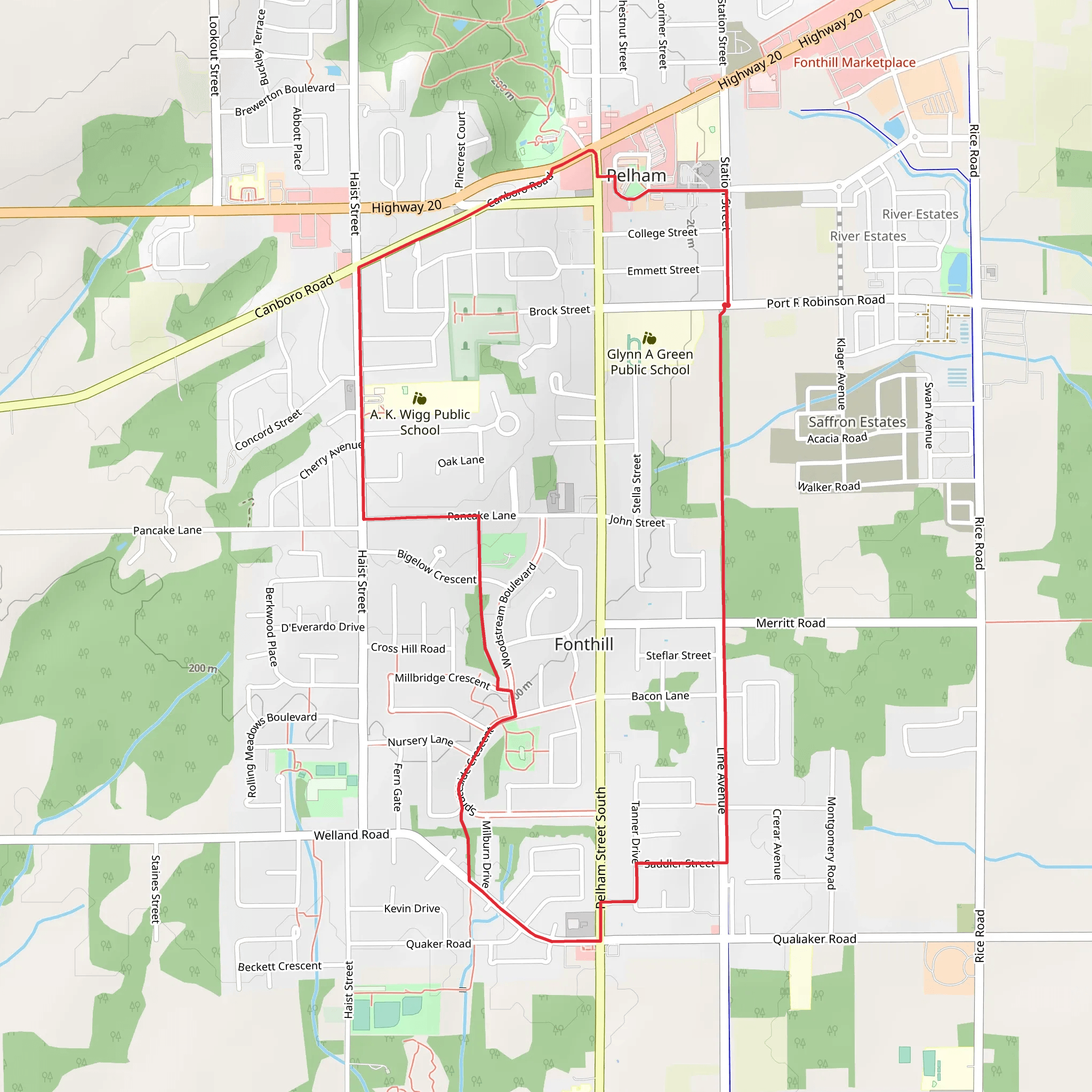 Steve Bauer Circle Loop 5 mobile static map