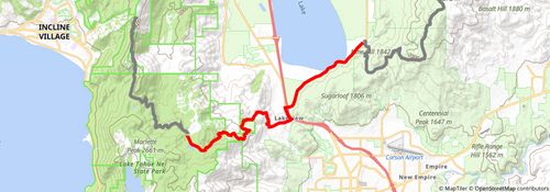 American Discovery Trail South Route stage 369 Map