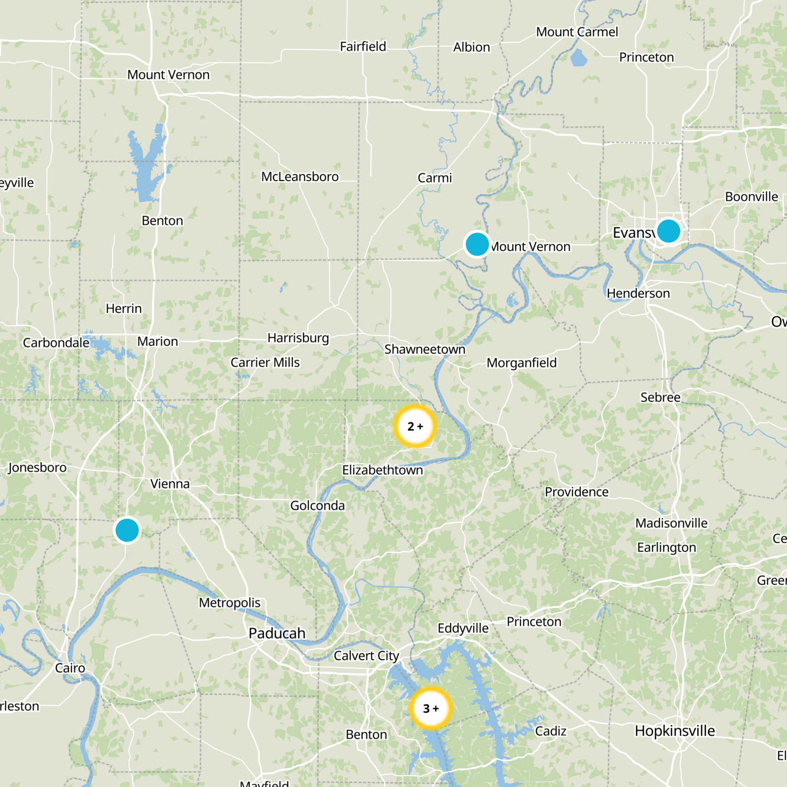 Gallatin County Static Map