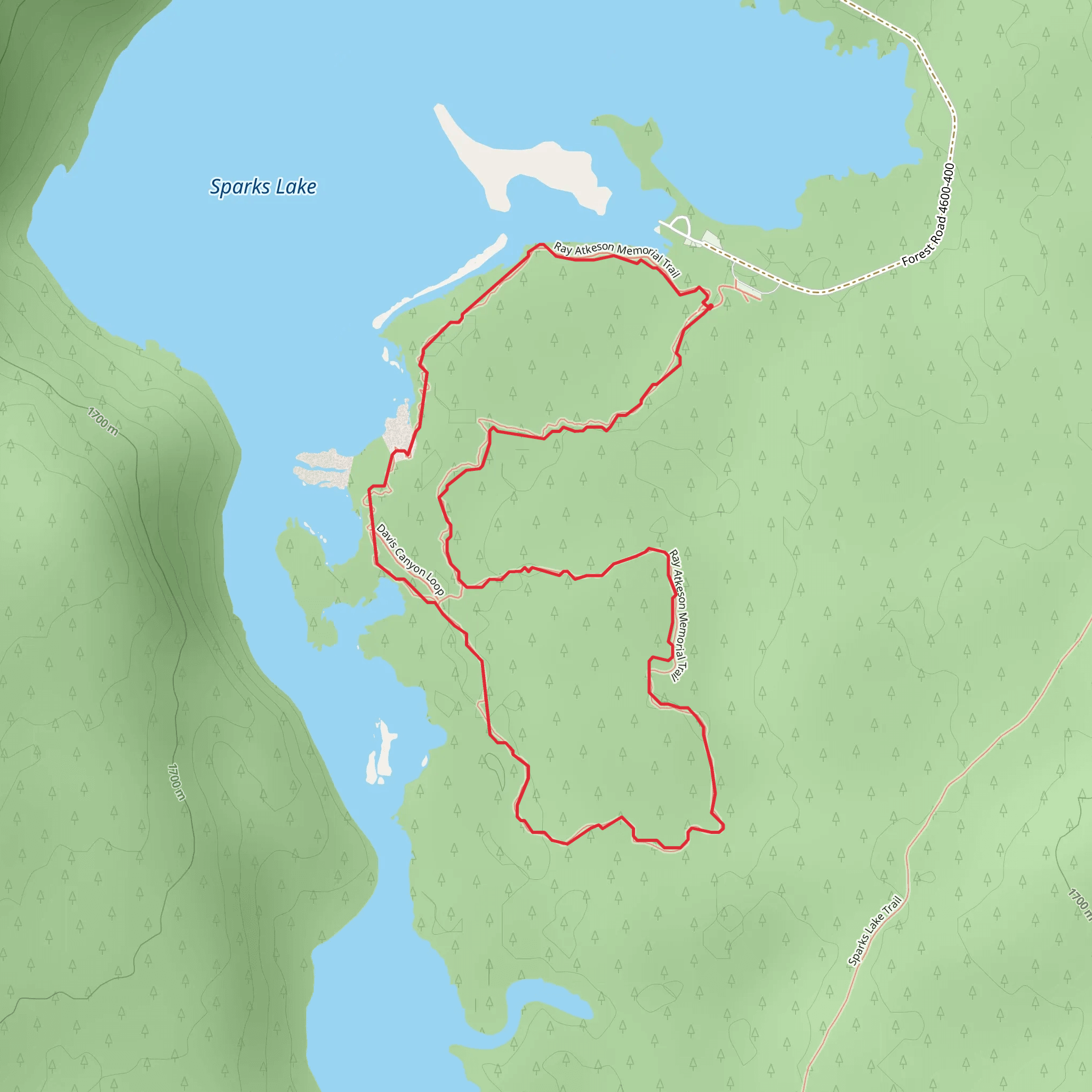 Ray Atkeson Memorial Trail mobile static map