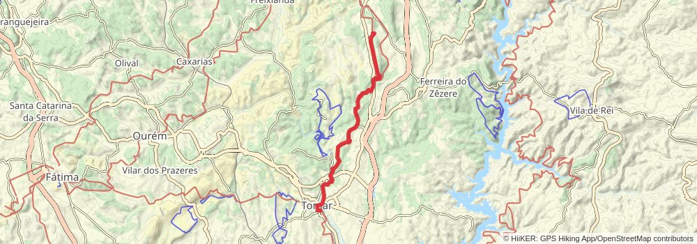 Camino Portugues da Costa stage 8 Map