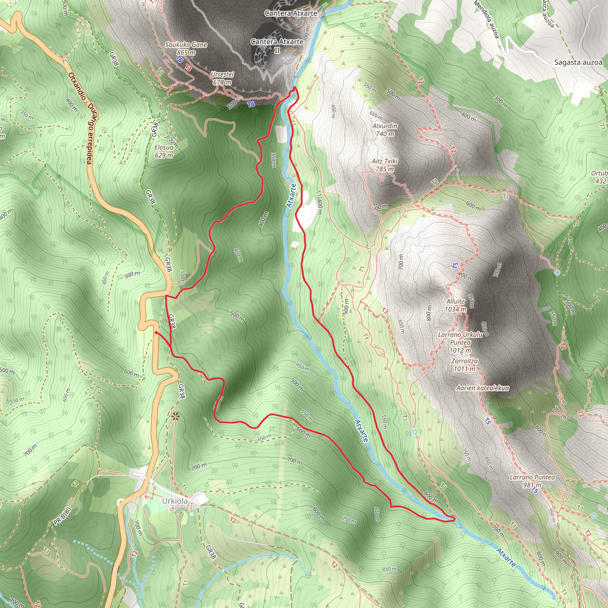 Following the Mendiola River PR BI 86 mobile static map