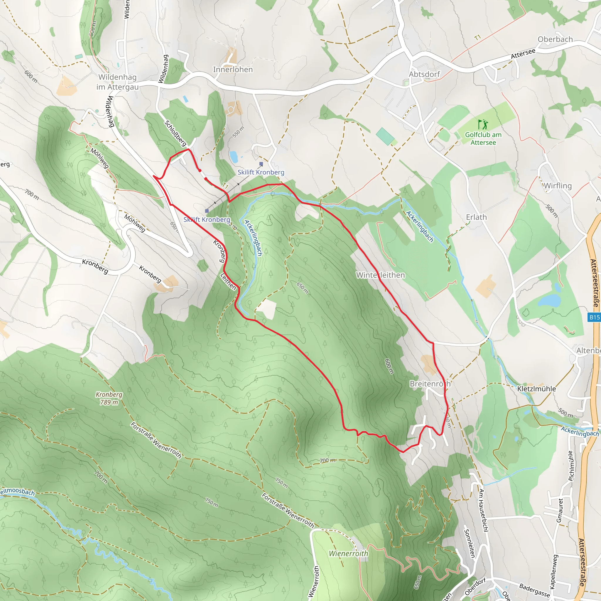 Breitenröth-Nußdorf Loop mobile static map