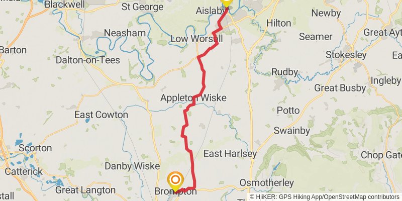 Clough Walk stage 15 Map