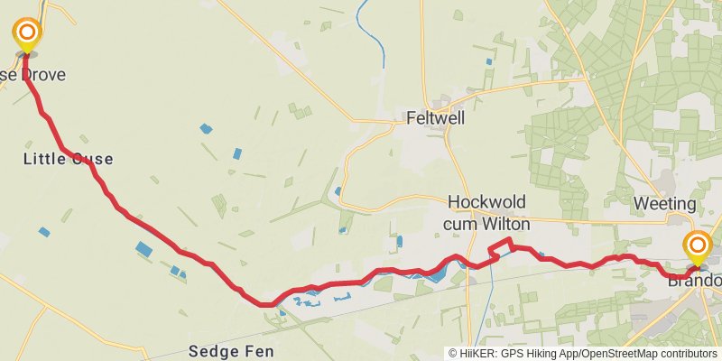 Iceni Way stage 3 Map