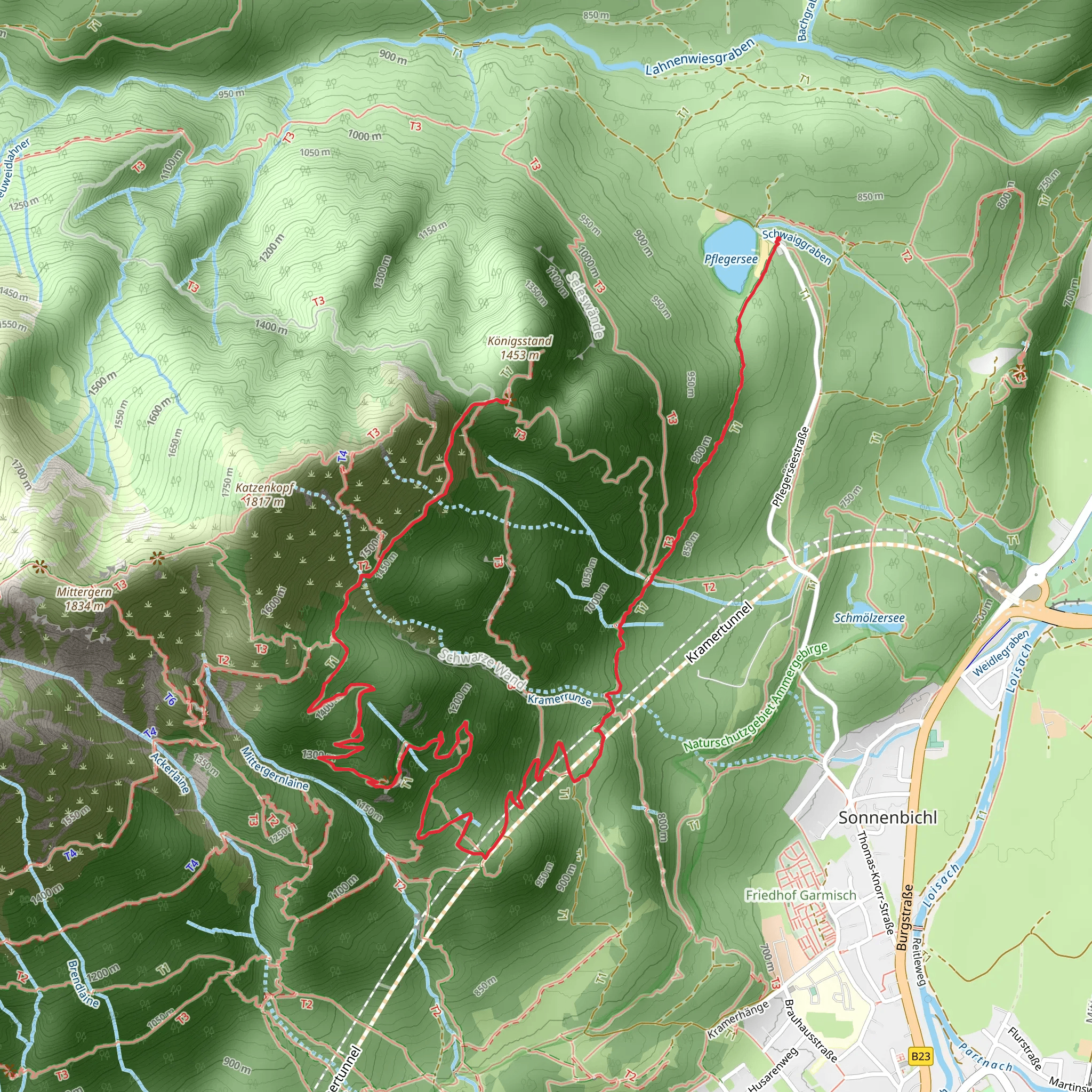 Felsen-Kanzel via Kramersteig mobile static map