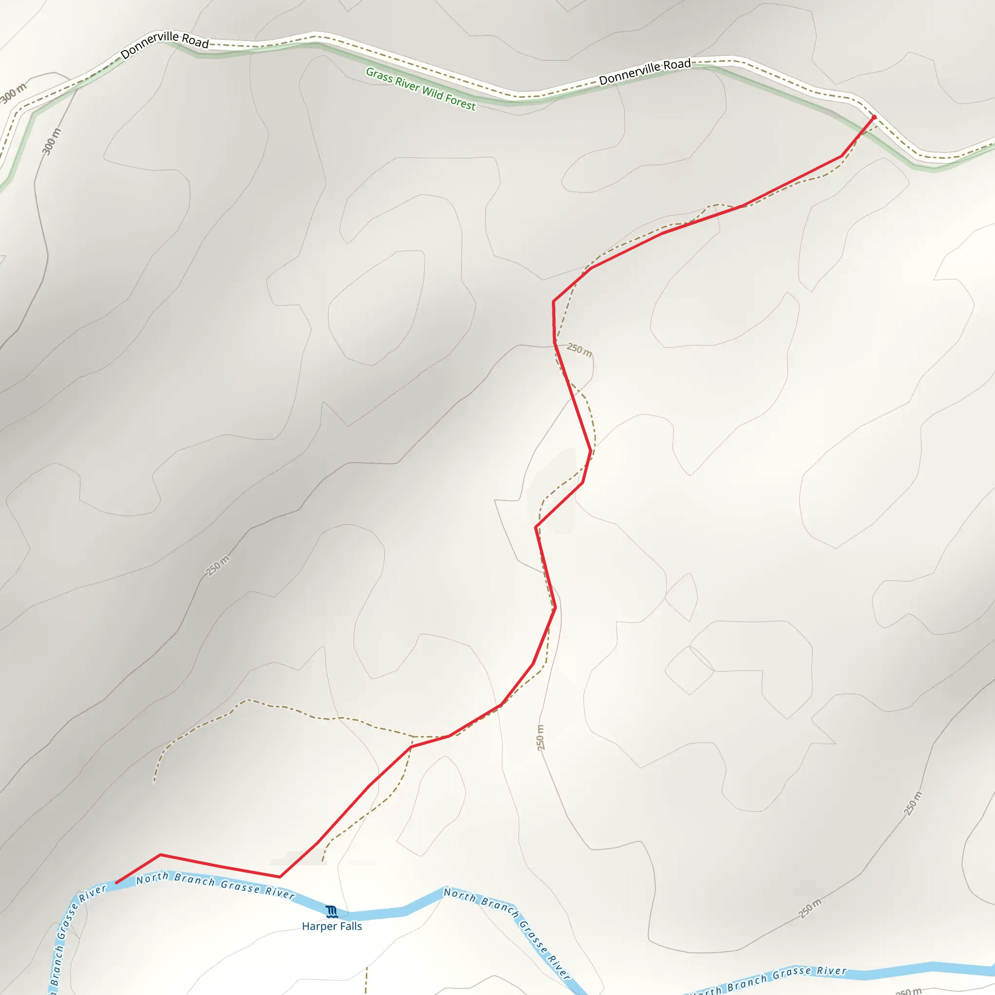 Grasse River from Donnerville Road mobile static map