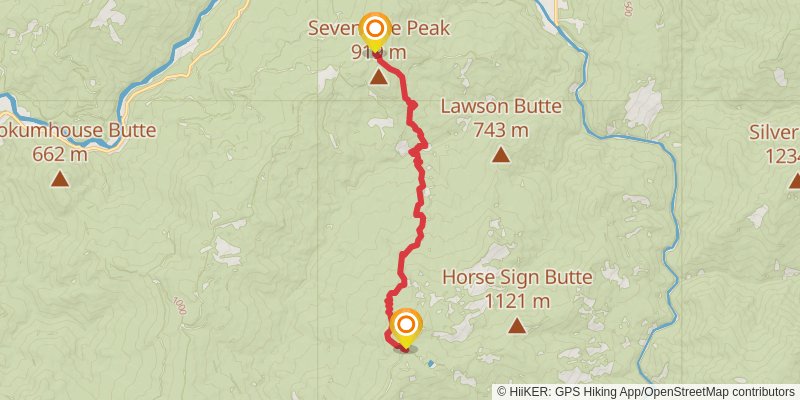Lawson Creek Trail stage 2 Map