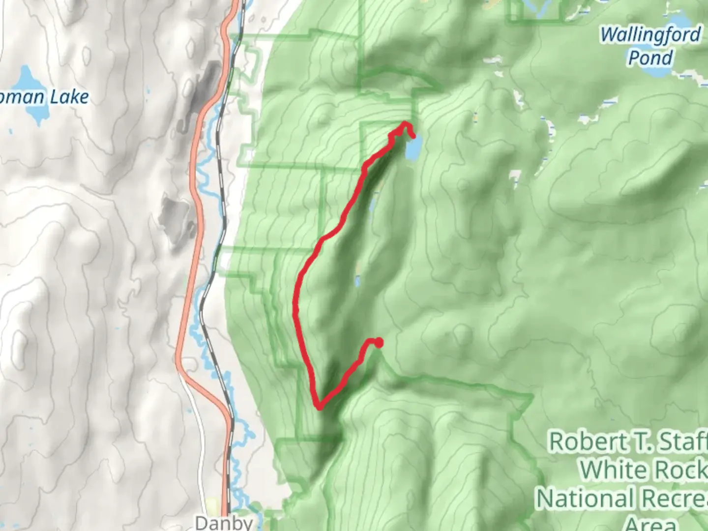 An image depicting the trail Green Mountain Trail and its surrounding area.