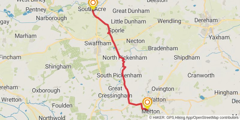 Greater Ridgeway Trail stage 28 Map