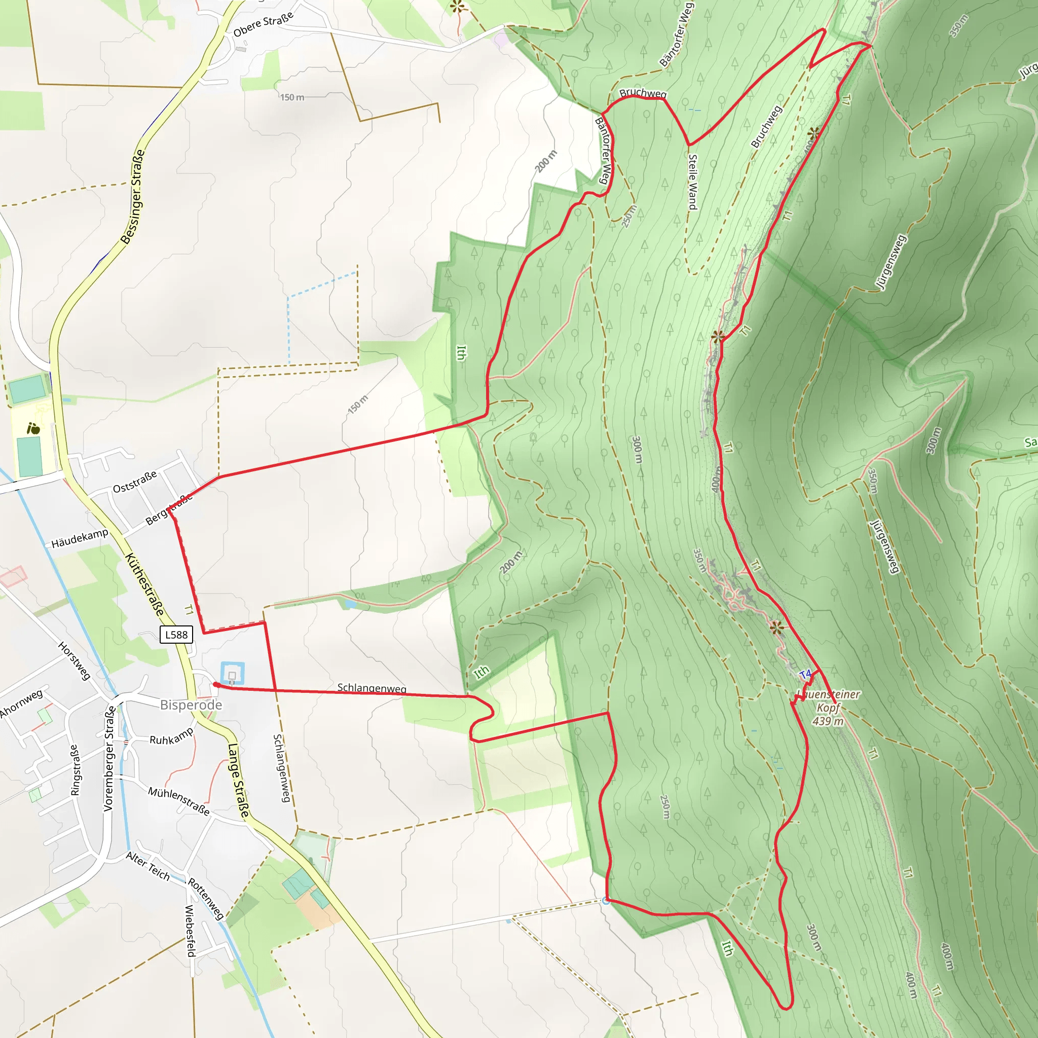 CO3 Schlossweg and Roswitha Weg mobile static map