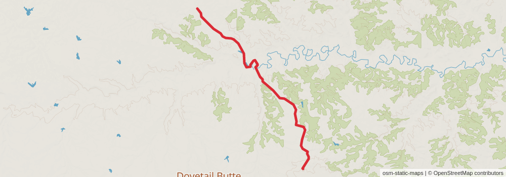 American Perimeter Trail - Rocky Mountains Primary stage 29 Map