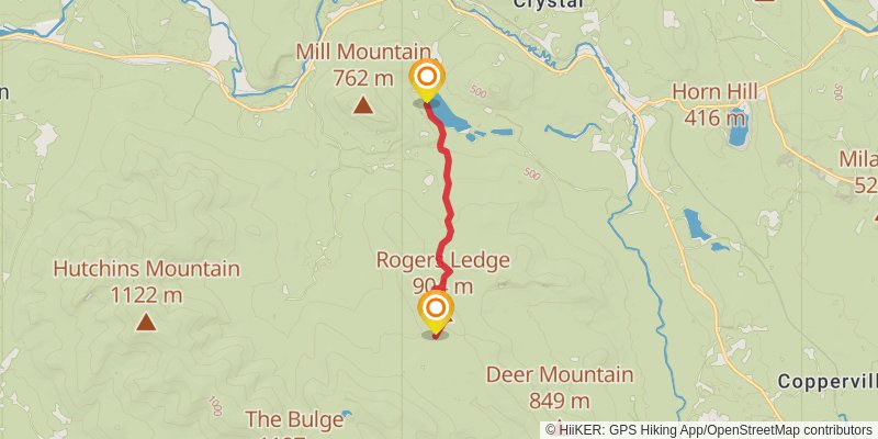 Kilkenny Ridge Trail stage 3 Map