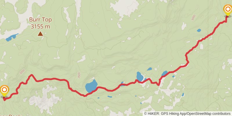American Discovery Trail - Utah stage 34 Map