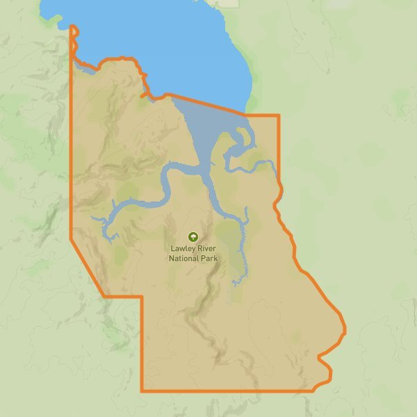Lawley River National Park mobile static map