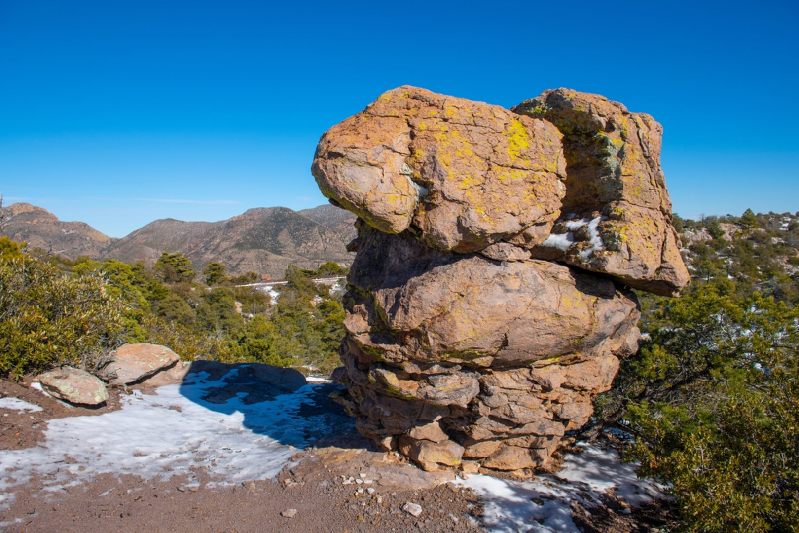An image depicting the trail Ed Riggs and Echo Canyon Loop Trail and its surrounding area.