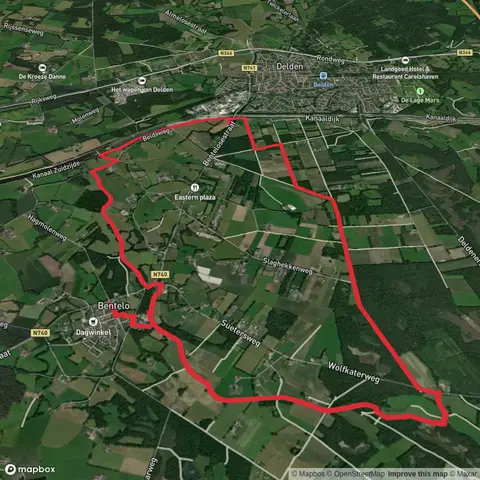 Hagmolenbeek via Loninkvoetpad and Wiene Gele Route