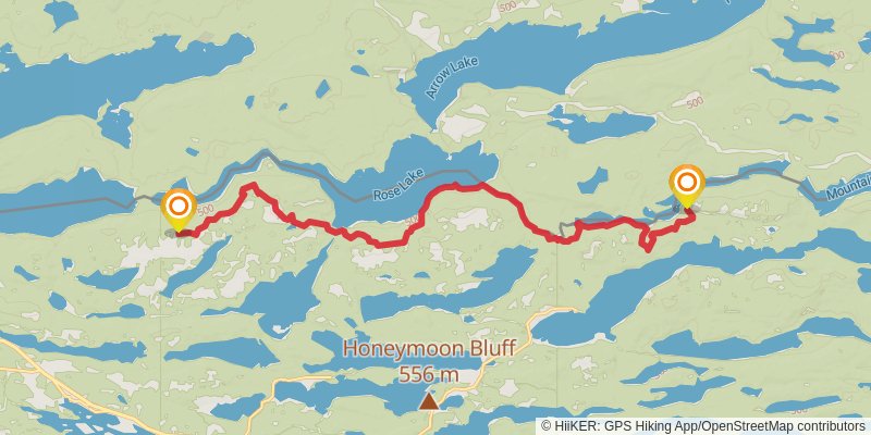 Border Route Trail stage 4 Map