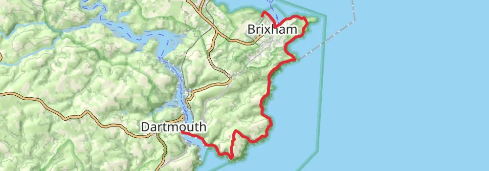 South West Coast Path stage 40 Map