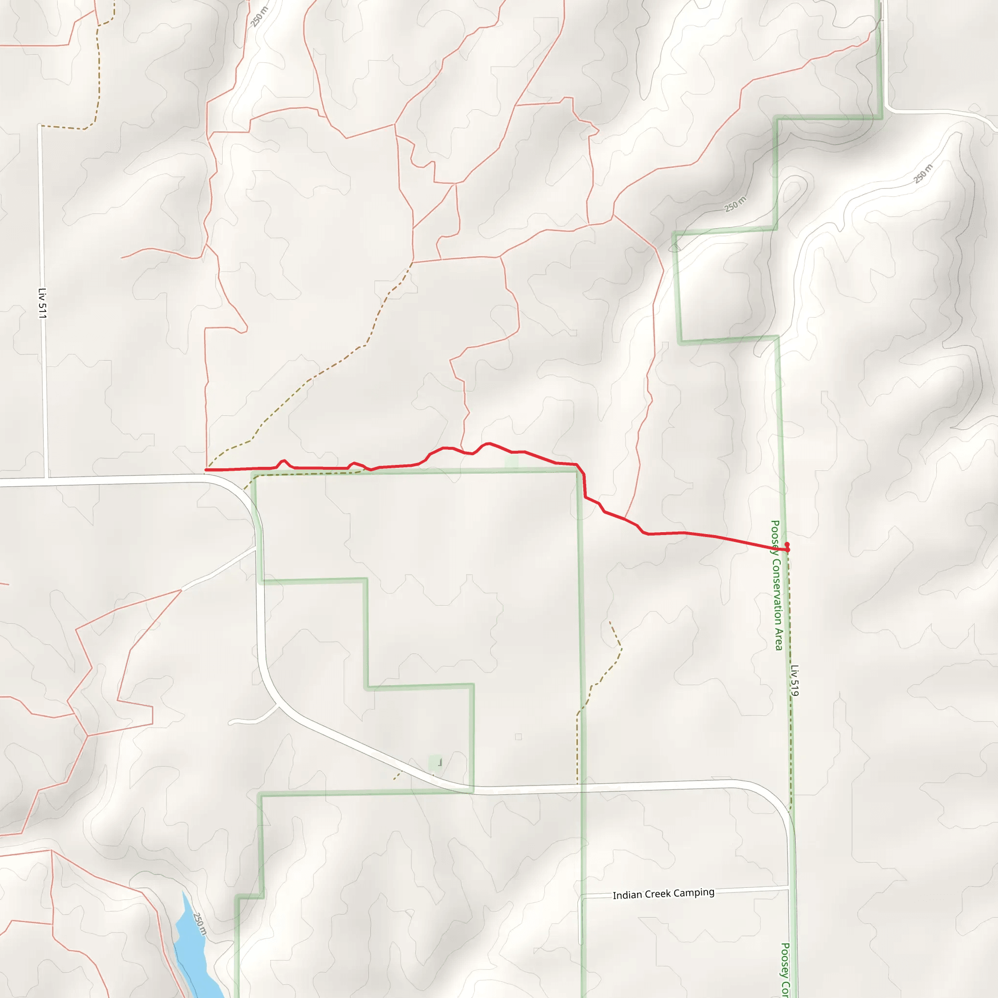 Dockery Trail mobile static map