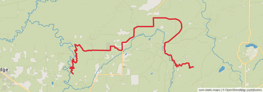 American Perimeter Trail - North Country Primary stage 123 Map