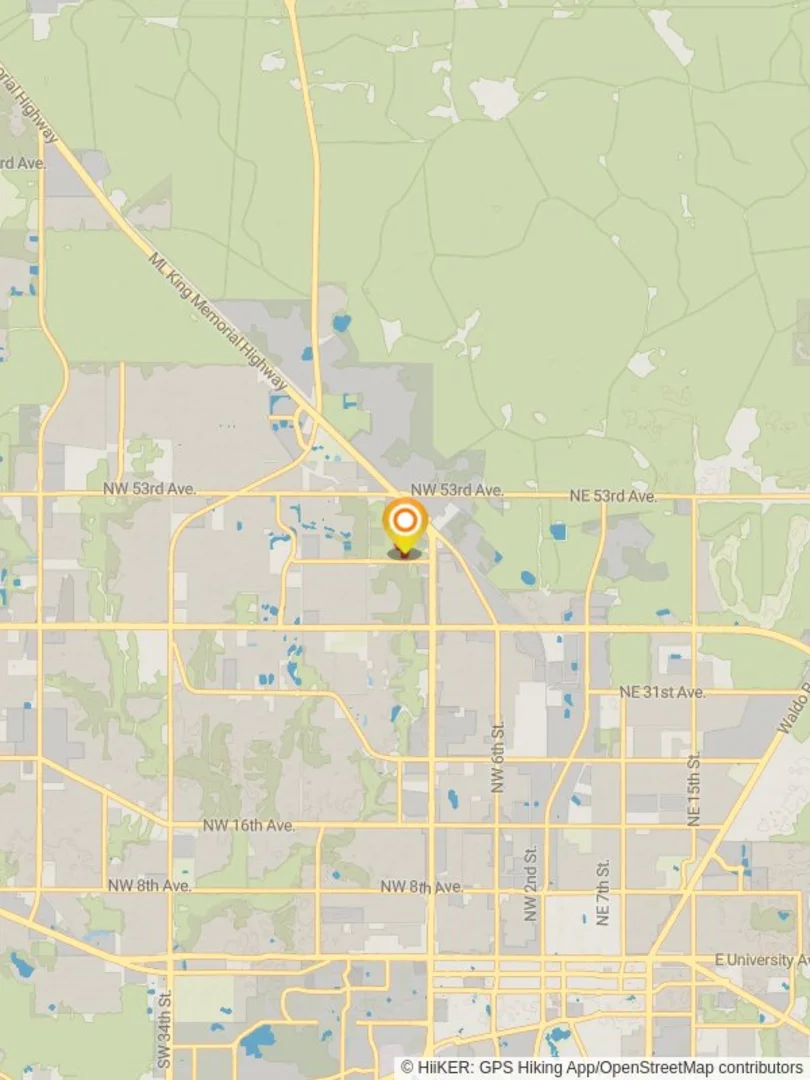 An image depicting the trail Hogtown Creek Headwaters Loop and its surrounding area.