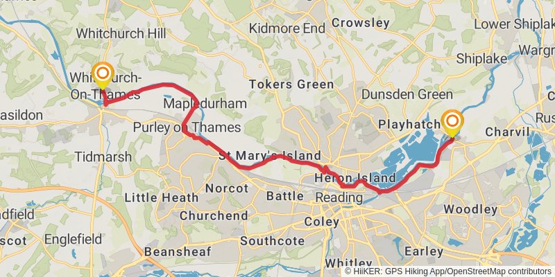Seven Shires Way stage 11 Map