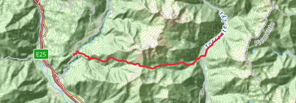 Via Alpina - Blue Trail stage 9 Map