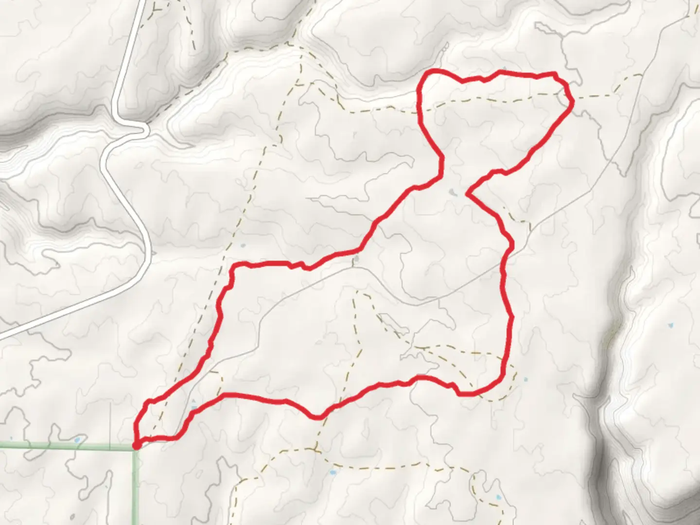 An image depicting the trail Boggy Draw Trail and its surrounding area.